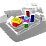 Object-RPE: Dense 3D Reconstruction and Pose Estimation with Convolutional Neural Networks for Warehouse Robots